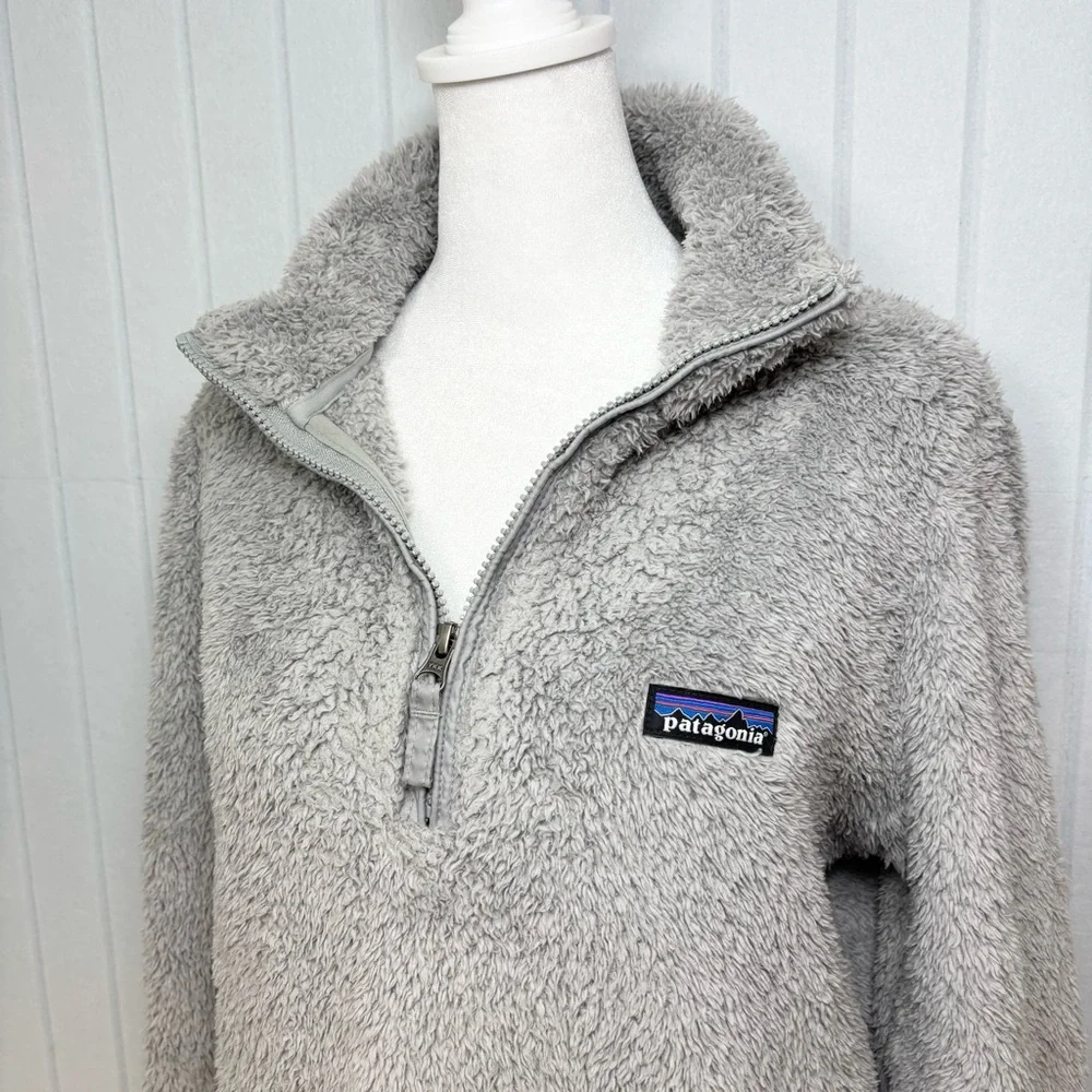 Patagonia Gray Fleece Teddy Pullover Size‎ M